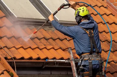 Démoussage et hydrofuge de toiture au Pré-d'Auge